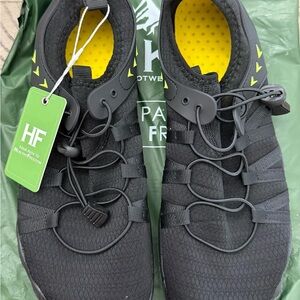 HF Black Athletic Men's Shoes